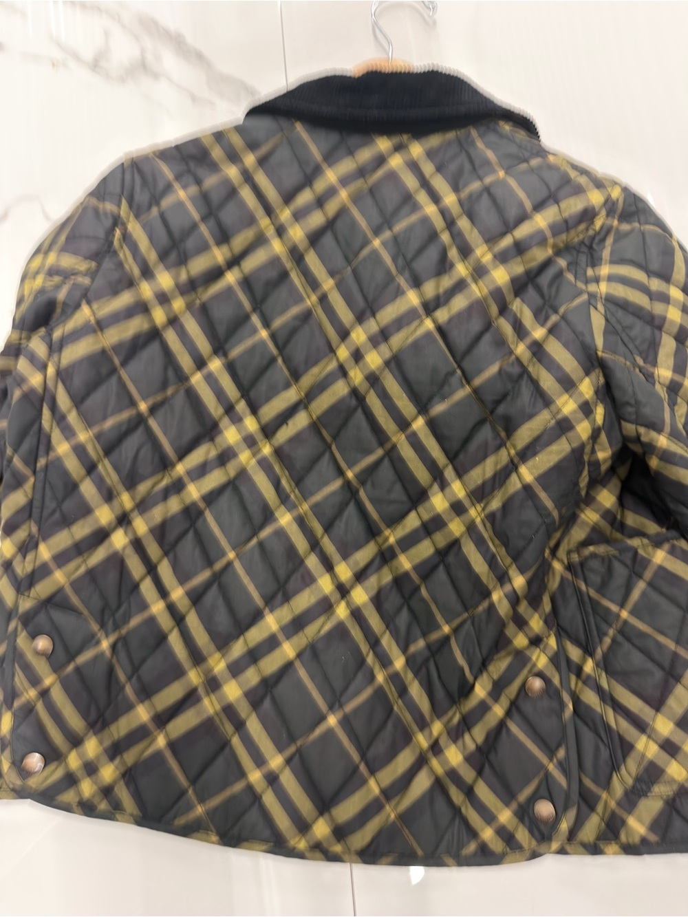 Burberry Quilted Jacket Plaid Women - Picture 2 of 5